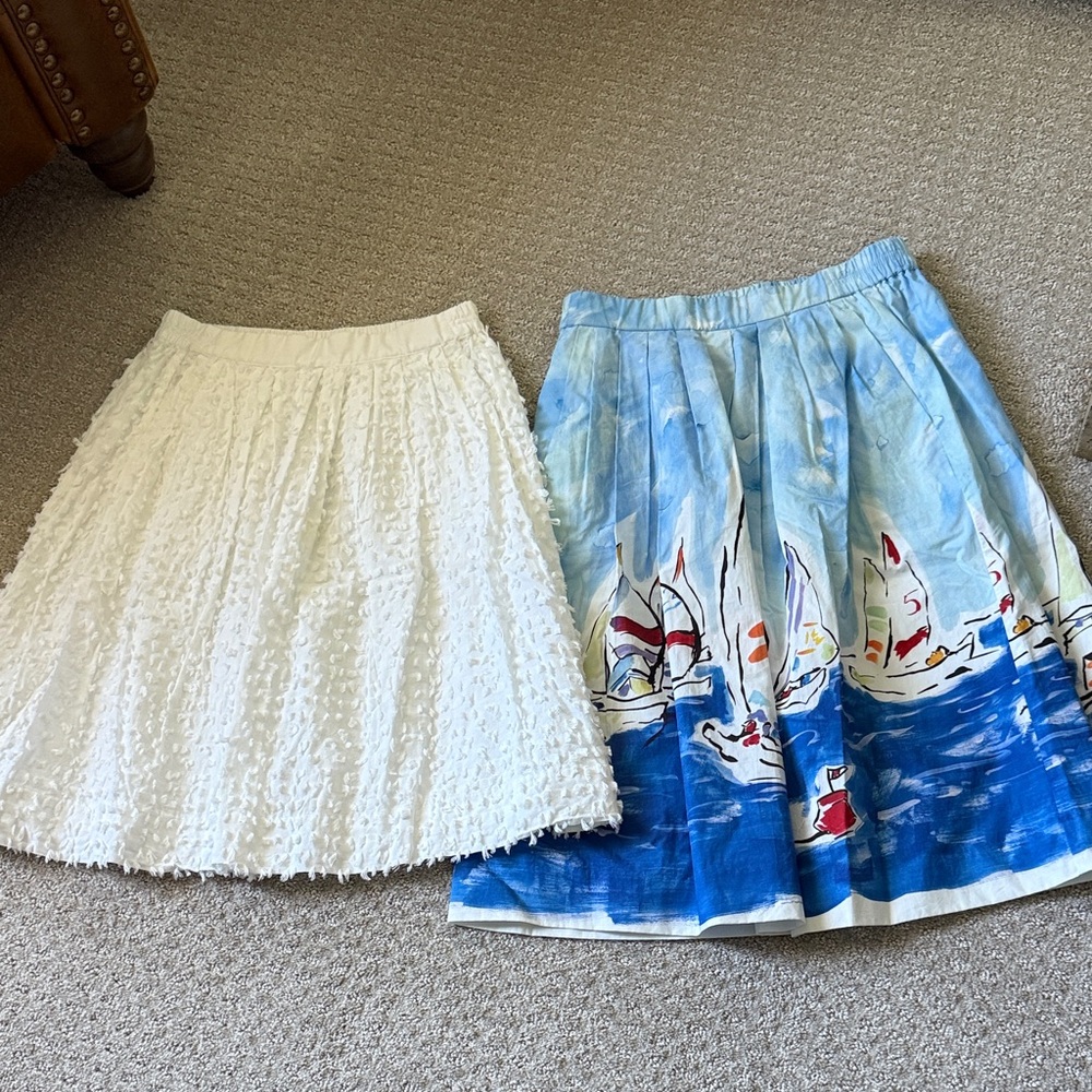 Blue nautical skirt only available now